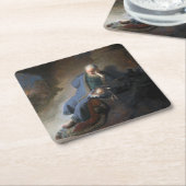 Jeremiah Lamenting über den Fall Jerusalems, Rembr Rechteckiger Pappuntersetzer (angewinkelt)