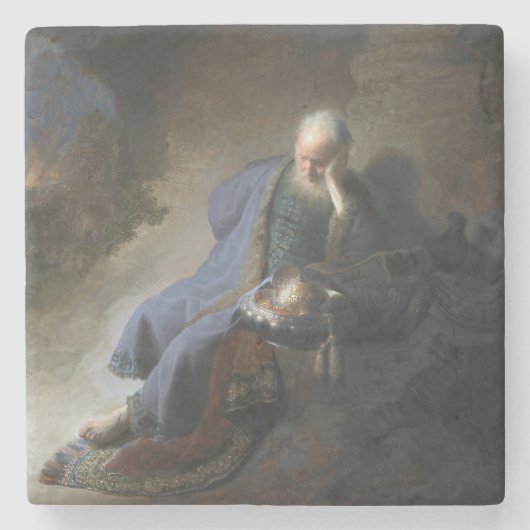 Jeremiah Lamenting über den Fall Jerusalems, Rembr Steinuntersetzer (Vorderseite)
