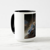 Jeremiah Lamenting über den Fall Jerusalems, Rembr Tasse (Vorderseite Links)