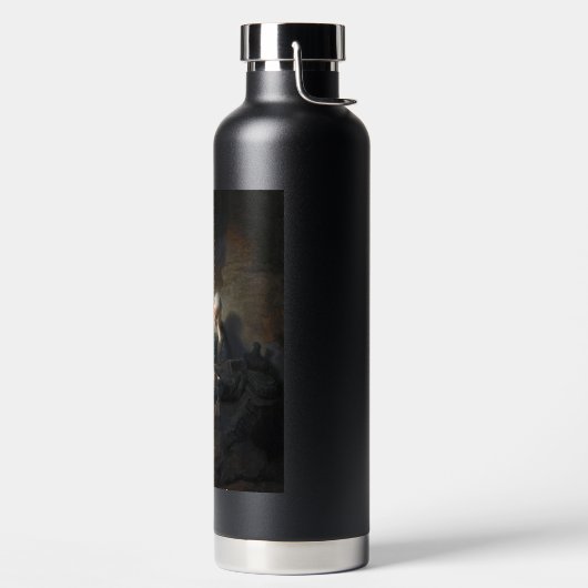 Jeremiah Lamenting über den Fall Jerusalems, Rembr Trinkflasche (links)