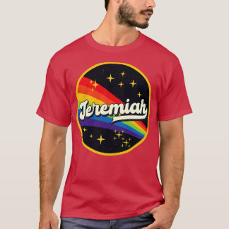 Jeremiah Rainbow in Space Vintag Style T-Shirt