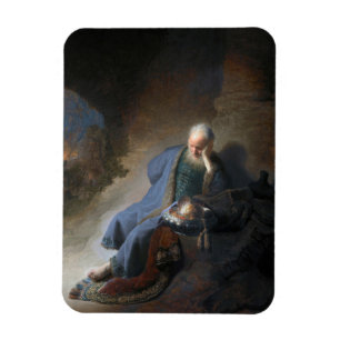 Jeremiah Zerstörung Jerusalem Bibel Rembrandt Magnet