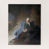 Jeremiah Zerstörung Jerusalem Bibel Rembrandt Puzzle (Vertikal)