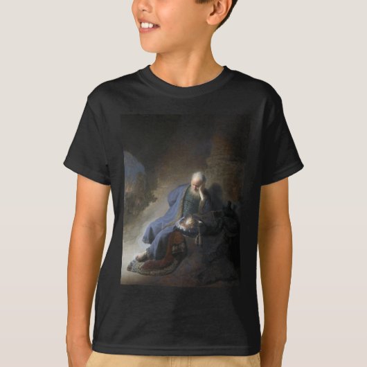 Jeremiah Zerstörung Jerusalem Bibel Rembrandt T-Shirt (Vorderseite)