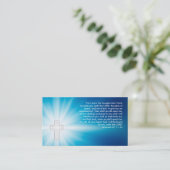 Jeremias 29; 11-14 - Christlich Visitenkarte (Stehend Vorderseite)