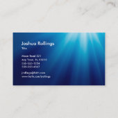 Jeremias 29; 11-14 - Christlich Visitenkarte (Rückseite)