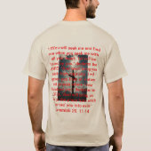 Jeremias 29, 11-14 T-Shirt (Rückseite)