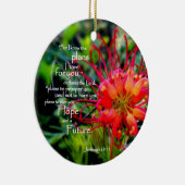 Jeremias-29:11 eine Hoffnung und eine Zukunft Keramikornament (Rechts)