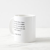 JEREMIAS-29:11 KAFFEETASSE (Vorderseite Links)
