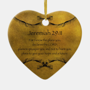 Jeremias-29:11 Keramik Ornament