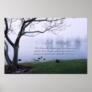 Jeremias-29:11 Schrifts-Plakat-Druck Poster