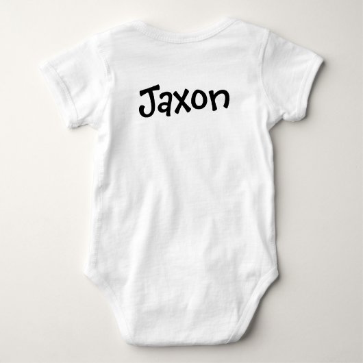 Jeremias-Bibel-Vers-Schrifts-Baby-Bodysuit Baby Strampler (Rückseite)
