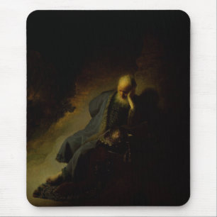 Jeremias, der die Zerstörung von Jerusalem Mousepad