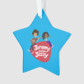 Jeremy and Jazzy Button Ornament (Vorderseite)