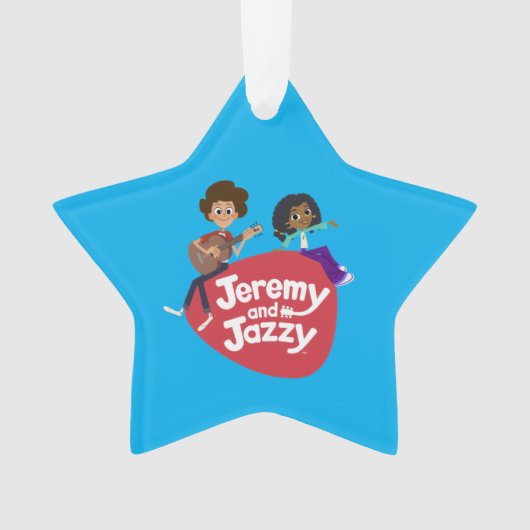Jeremy and Jazzy Button Ornament (Vorderseite)