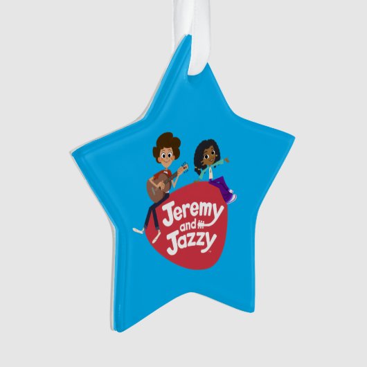 Jeremy and Jazzy Button Ornament (Vorderseite)