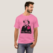 Jeremy Bentham mit tropischer Blume T-Shirt (Vorne ganz)