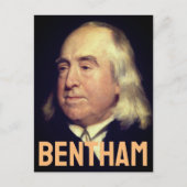 Jeremy Bentham Postkarte (Vorderseite)