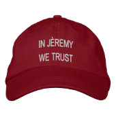 Jeremy Corbyn Arsène Cap Bestickte Kappe (Vorderseite)