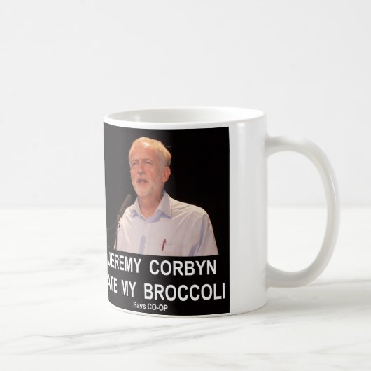 Jeremy Corbyn aß meinen Brokkoli Kaffeetasse (Rechts)