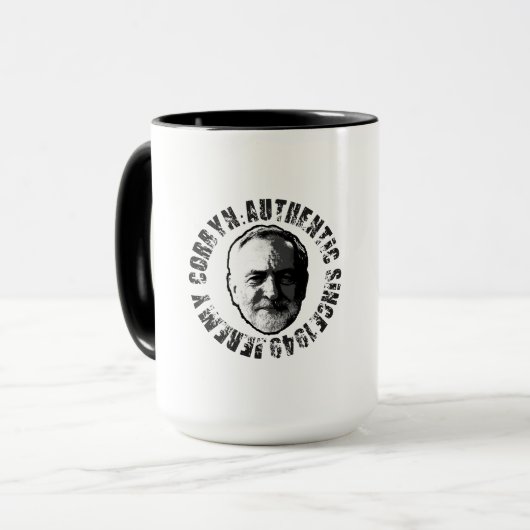 JEREMY CORBYN AUTHENTISCH TASSE (Vorderseite Links)