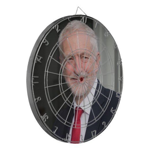Jeremy Corbyn Dartscheibe (Vorderseite Links)