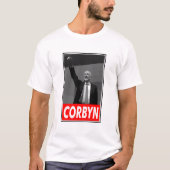 Jeremy Corbyn Schwarzweiss T-Shirt (Vorderseite)