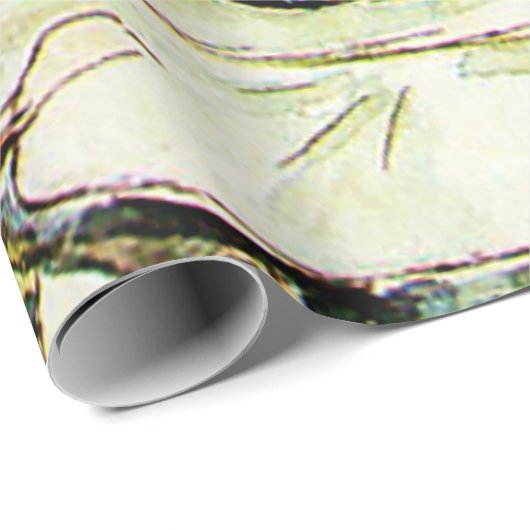 Jeremy Fisher auf einem Lily-Pad von Beatrix Potte Geschenkpapier (Rolleneckpunkt)