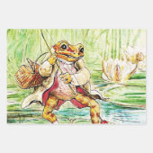“Jeremy Fisher Catches a Fish” by Beatrix Potter Geschenkpapier Set (Vorderseite 3)