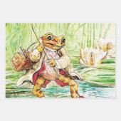 “Jeremy Fisher Catches a Fish” by Beatrix Potter Geschenkpapier Set (Vorderseite 2)