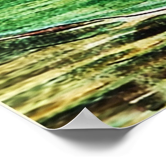 "Jeremy Fisher Catches a Fish" von Beatrix Potter Poster (Ecke)