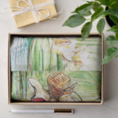 "Jeremy Fisher Catches a Fish" von Beatrix Potter Seidenpapier (Geschenk)