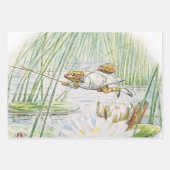 Jeremy Fisher macht einen großen Sprung von Beatri Geschenkpapier Set (Vorderseite 2)