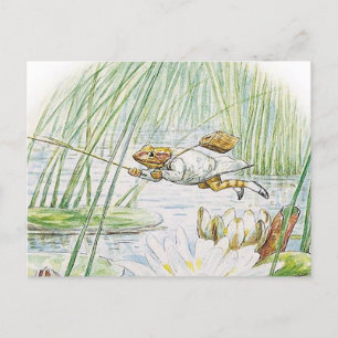 Jeremy Fisher macht einen großen Sprung von Beatri Postkarte