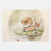 “Jeremy Fisher on a Lilypad” by Beatrix Potter Geschenkpapier Set (Vorderseite)