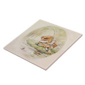 "Jeremy Fisher on a Lilypad" von Beatrix Potter Fliese (Seite)