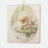 "Jeremy Fisher on a Lilypad" von Beatrix Potter Keramikornament (Links)