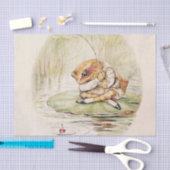 "Jeremy Fisher on a Lilypad" von Beatrix Potter Seidenpapier (Handwerk)
