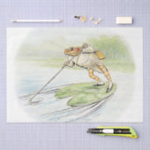 Jeremy Fisher Poles auf einem Lily Pad Seidenpapier (Handwerk)