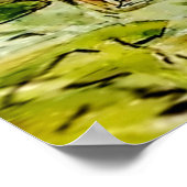 “Jeremy Fisher Reads the News” by Beatrix Potter Poster (Ecke)