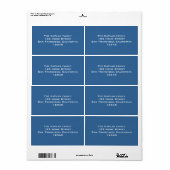 Jeremy Return Address Label (Vorne)