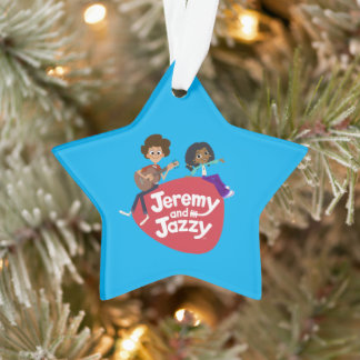 Jeremy und Jazzy Button Ornament