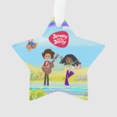 Jeremy und Jazzy Button Ornament (Rückseite)