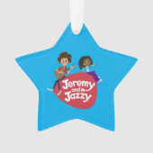 Jeremy und Jazzy Button Ornament (Vorderseite)