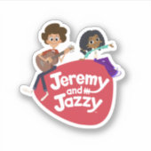 Jeremy und Jazzy Sticker (Vorderseite)