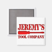 Jeremy's Tool Company Magnet (Vorderseite/Rückseite)