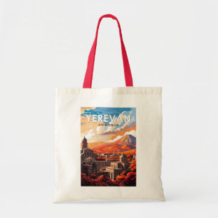 Jerewan Armenien Reise Kunst Vintage Tragetasche