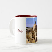Jerez, Andalusien-Tasse Zweifarbige Tasse (Vorderseite Links)