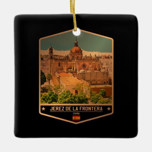 Jerez de la Frontera Keramikornament (Vorderseite)