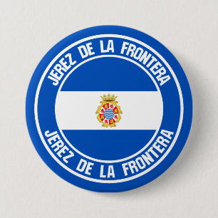 Jerez de la Frontera Round Emblem Button